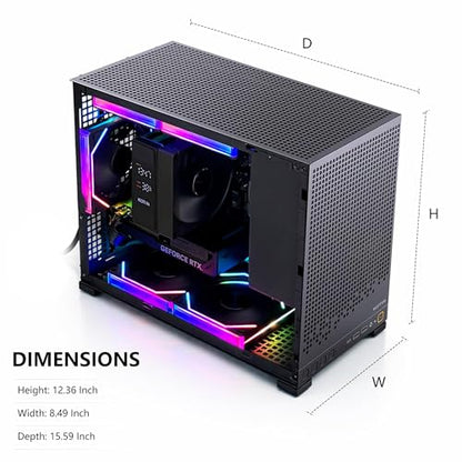 KOTIN Desktop Computer Tower AMD Ryzen 5 9600X 5.4GHz GeForce RTX 5060 Ti 8GB GDDR7 16GB DDR5 6000MHz 1TB PCIe 4.0 SSD 650W 80 Plus Gold WiFi 7 Windows 11 Home