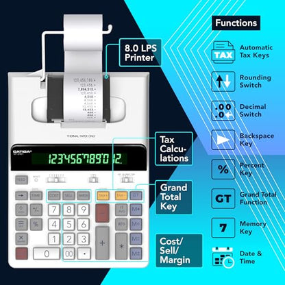 CATIGA 12 Digit SP-2401 Thermal Printing Calculator