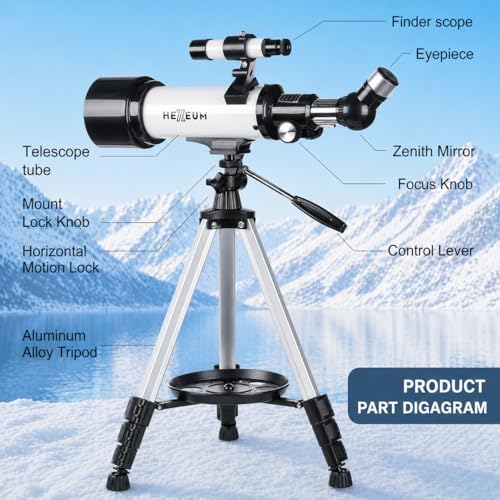 Koolpte 70mm AZ50070 500mm Manual Focus Telescope