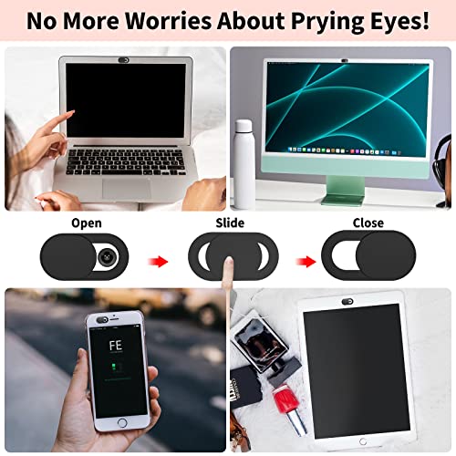 Yilador 3-Pack YL0211172803 1080p Webcam Cover Slider