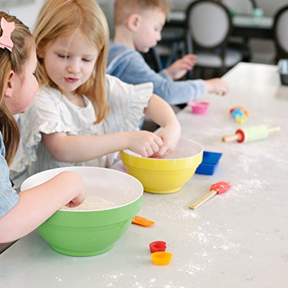 Pop Kids 30-Piece Baking Tools Set for Kids - Includes Baking Pan, Cake Pan - Educational Cooking Supplies