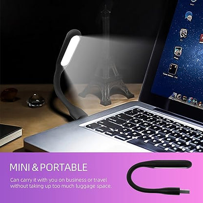 FINENIC 10 Piece USB LED Light Lamp ULBL10 Portable Flexible Arm Night Light