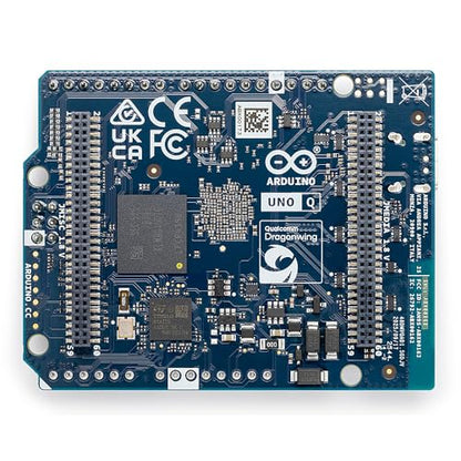 Arduino 4GB UNO Q ABX00173 Hybrid Board - Qualcomm Dragonwing QRB2210 MPU, STM32U585 MCU, Linux Debian OS, Dual-band Wi-Fi 5, USB-C