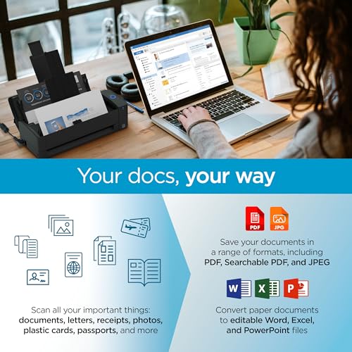 ScanSnap iX1300 Document Scanner 600 dpi USB Wi-Fi