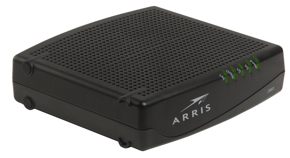 ARRIS FBA_P-10-20521 Wired Cable Modem, 2 Ethernet Ports, 300 Mbps, Black
