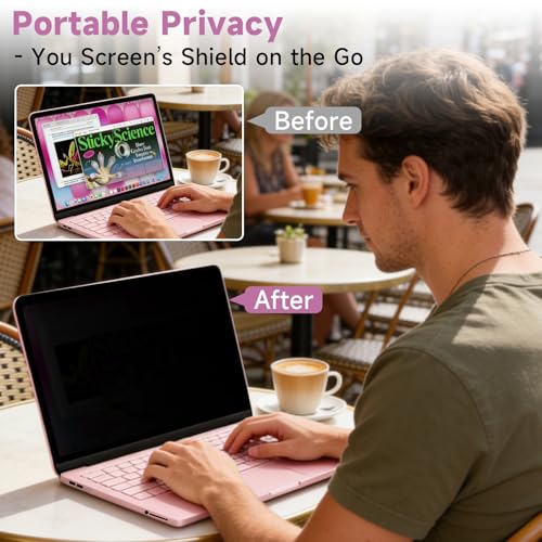 BSPROTE Magnetic Privacy Screen 13 Inches MacBook Neo 2026 5H Anti-Glare Polyethylene Terephthalate