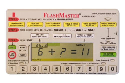 FlashMaster 7.3in 1.0 Count Educational Arithmetic Device