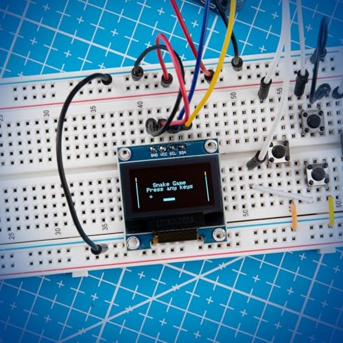 ELEGOO 0.96 Inch 3PCS EL-SM-008 128x64 OLED Display I2C Module