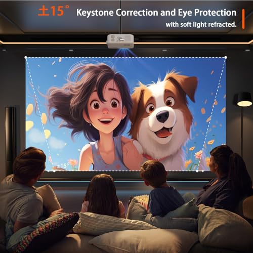 VOPLLS Mini Projector N3 1920x1080 9500 Lumens LCD Portable