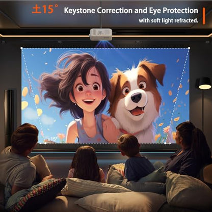 VOPLLS Mini Projector N3 1920x1080 9500 Lumens LCD Portable