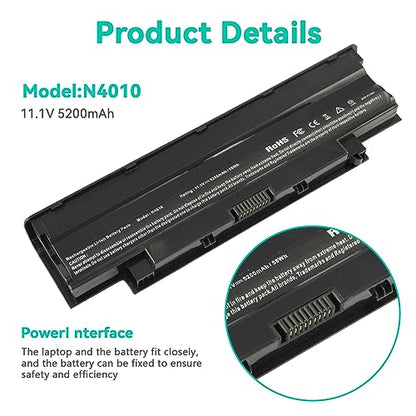 Fancy Buying 11.1V 5200mAh N4010 Laptop Battery 6-Cell Lithium Ion