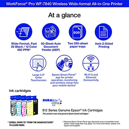 Epson 13 x 19 WF-7840 5760 x 1440 All-in-One Printer