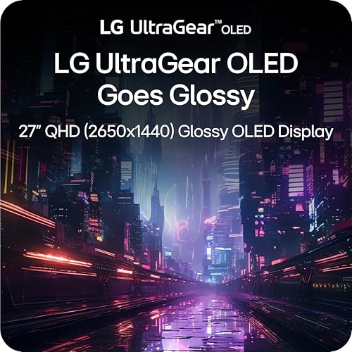 LG 27-inch 27GX704A-B QHD 2560x1440 240Hz OLED Monitor