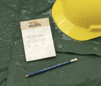Aqua Notes 40.0 Count Waterproof Notepad, 5.25 x 3.5 Inches, White