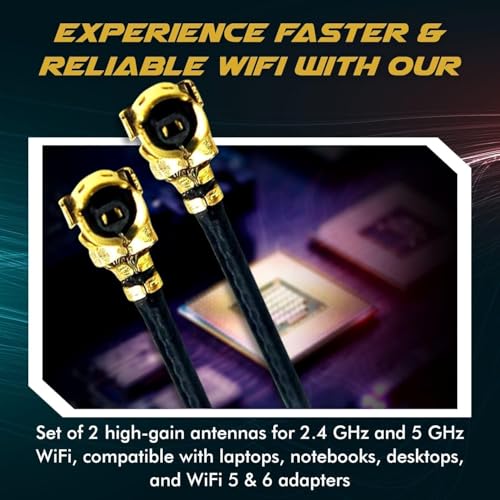 HighZer0 Electronics 2.0 Count RFANT05Z+M4 Internal Antenna 2.4GHz/5GHz/6GHz Multicoloured Radio