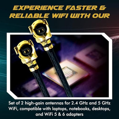 HighZer0 Electronics 2.0 Count RFANT05Z+M4 Internal Antenna 2.4GHz/5GHz/6GHz Multicoloured Radio