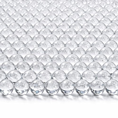 Sukh 1LB QWL72-GlassBeads-Clear 190 Count Round Glass Beads