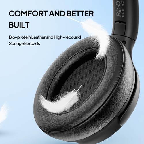 ADOOPE Over-Ear Headphones AD1000 USB Type C Wired Noise Isolation Black