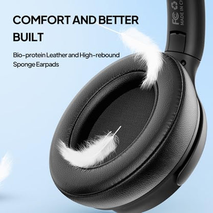ADOOPE Over-Ear Headphones AD1000 USB Type C Wired Noise Isolation Black