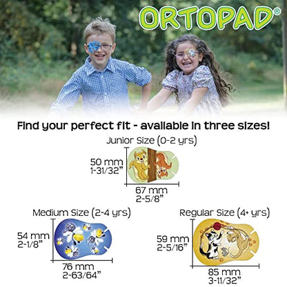 Ortopad Regular Size 30000150 Amblyopia Treatment Eye Patches 50 Count
