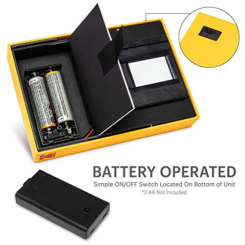 KODAK Mobile Film Scanner - CCD, USB, 1200 dpi, 24 bpp, 5.8"D x 4.25"W x 4.2"H, 249 Grams