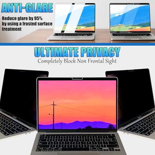 Ceydebne 13.6 Inch MA13.6-New Anti-Spy Matte Laptop Screen Filter