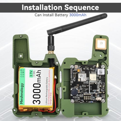 Meshnology Wio Tracker L1 3000mAh Battery Bluetooth FreeRTOS 1.3" OLED IoT Development Kit