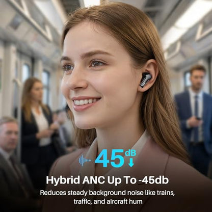 TOZO NC3 Wireless Earbuds Model T11141 with Active Noise Cancelling and ENC Microphone