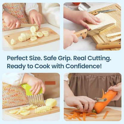 Kibbidea 11-Piece Kids Knife Set KFWC 10.83 x 8.78 x 1.89 inches 1.94 pounds
