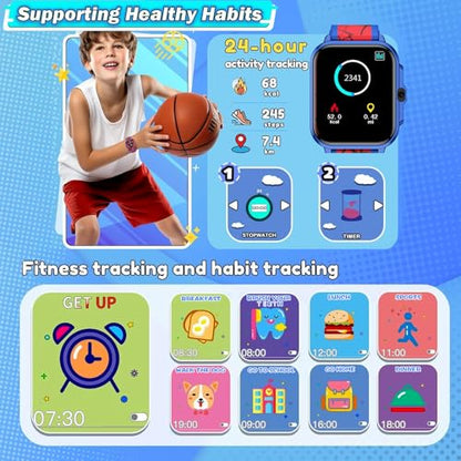 WZWNEER 2.0 Inches P72 320x180 Touchscreen Smartwatch for Children