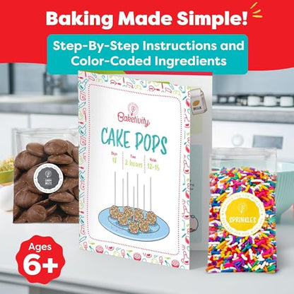 Baketivity 10 Count 646117419795 Childrens Cake Pop Kit