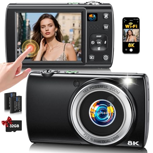LOUM 2.57" x 5.01" x 3.44" VE418 88 MP Compact Camera 4:3 CMOS