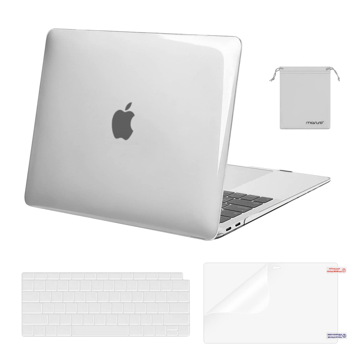 MOSISO 13 Inch MacBook Air Case MO-4IN1-13ARM-Crystal