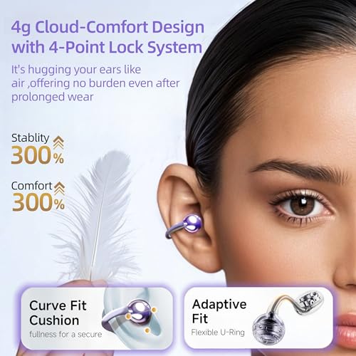 otinsile M100 Wireless Bluetooth Earbuds 20Hz-20kHz 80 Ohms Open Ear Headphones