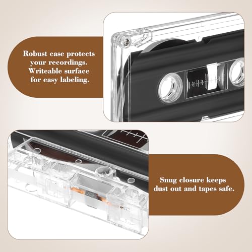 SEWACC 2 Count PNTF0FURN1Z3ZS127 1 GB Memory Audio Tape 30 Minute Recording Microcassette