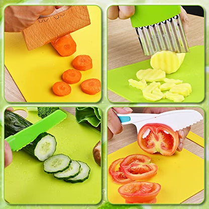 Hilsoeet 13 Piece Montessori Kids Knife Set H29-13pcs Safe Toddler Kitchen Tools