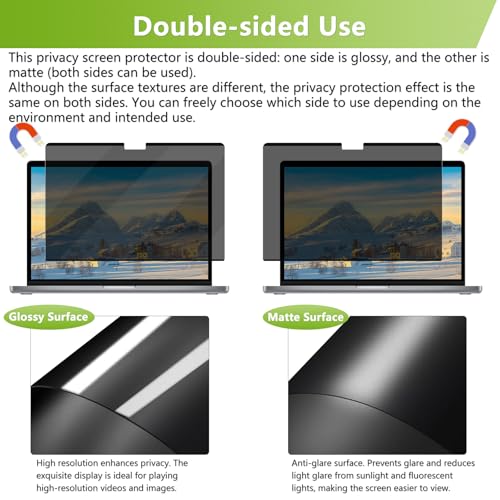 ShinKin 14 Inch MacBook Pro Screen Filter Anti-Glare Blue Light Protection