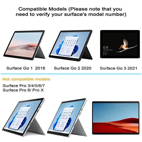 Qulose Surface Go 3/2/1 Keyboard Case JL001 - Scissor Switch QWERTY Bluetooth