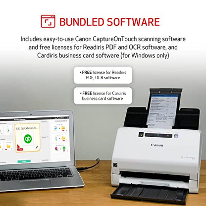 Canon imageFORMULA R40 600 dpi USB Document Scanner