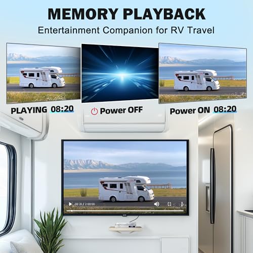 Delleson DL-DVP Mini Region Free DVD Player 1080p HDMI Outputs Compact Design