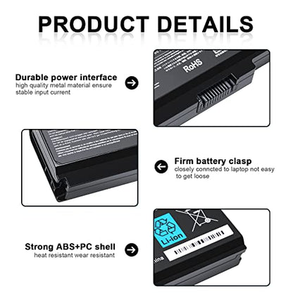 TSKYBEAR 4 Lithium Ion Batteries 5200mAh 11.1V Model 1P3S1142 Battery