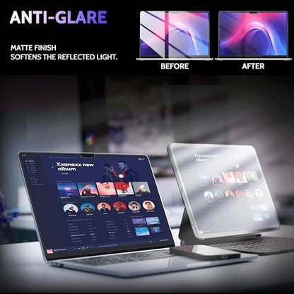 Peslv 14 Inch MacBook Pro Screen Protector Model pes cxblcmac pro 14 2021 Anti-Glare Matte