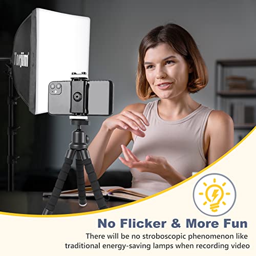 Torjim 16 Inch TJ 7500K 85W Softbox Photography Lighting Kit