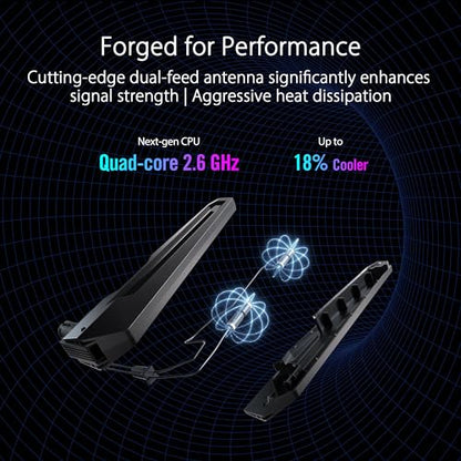 ASUS GT-BE98 Quad-Band WiFi 7 Router 30000 Mbps 320 MHz Ethernet Wi-Fi
