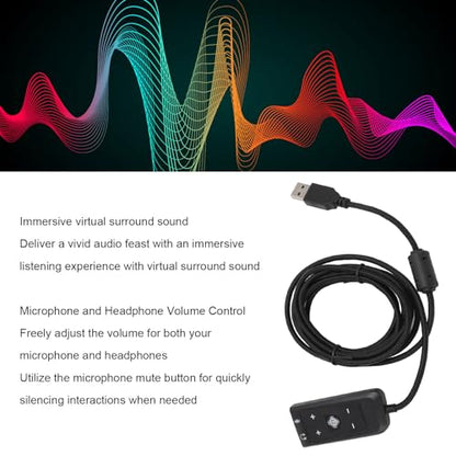 Dpofirs External Sound Card Dpofirs0qyoaxwbg6 7.1 Channel USB
