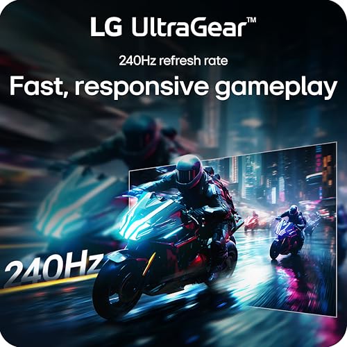 LG 27GR83Q-B 27 Inch QHD Ultra Wide 2560x1440 240Hz IPS Monitor