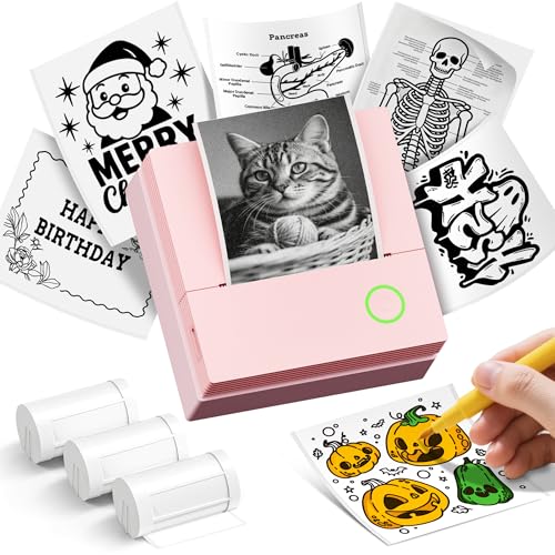 ETIKEZ Mini Thermal Sticker Printer PM290C 203dpi Bluetooth Portable Printer
