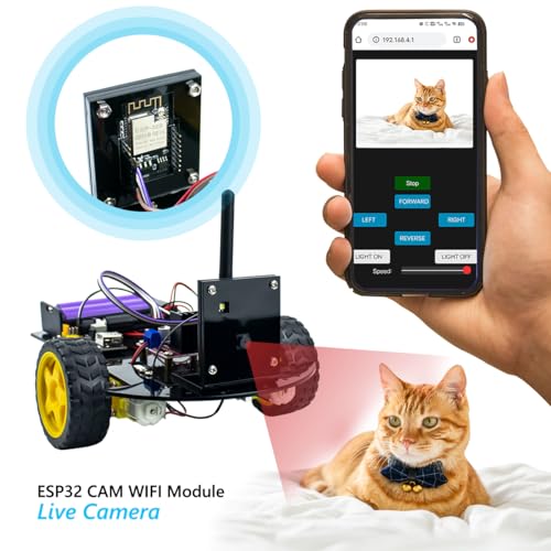 Hosyond ESP32-CAM C890-2PCS 2.4 GHz Dual-Core Development Board 240 MHz Wi-Fi Bluetooth 8 MB Storage