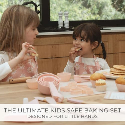 ZICOTO Large zic-bakset-pink_24-263a Kitchen Utensils Set for Kids