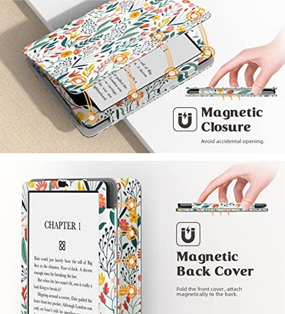 MoKo Slim PU Shell Cover Case for 7" Kindle Paperwhite 12th/11th Gen